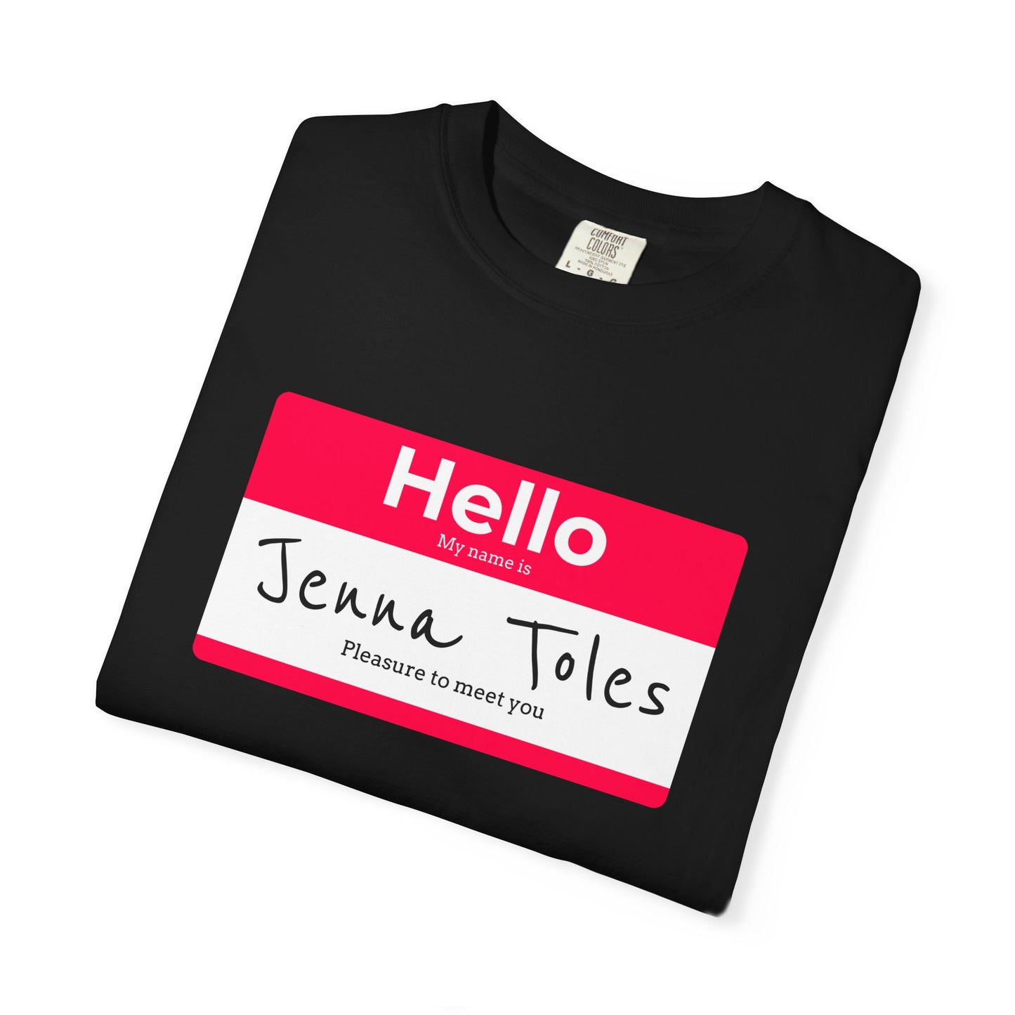 Jenna Toles Name Tag T-Shirt