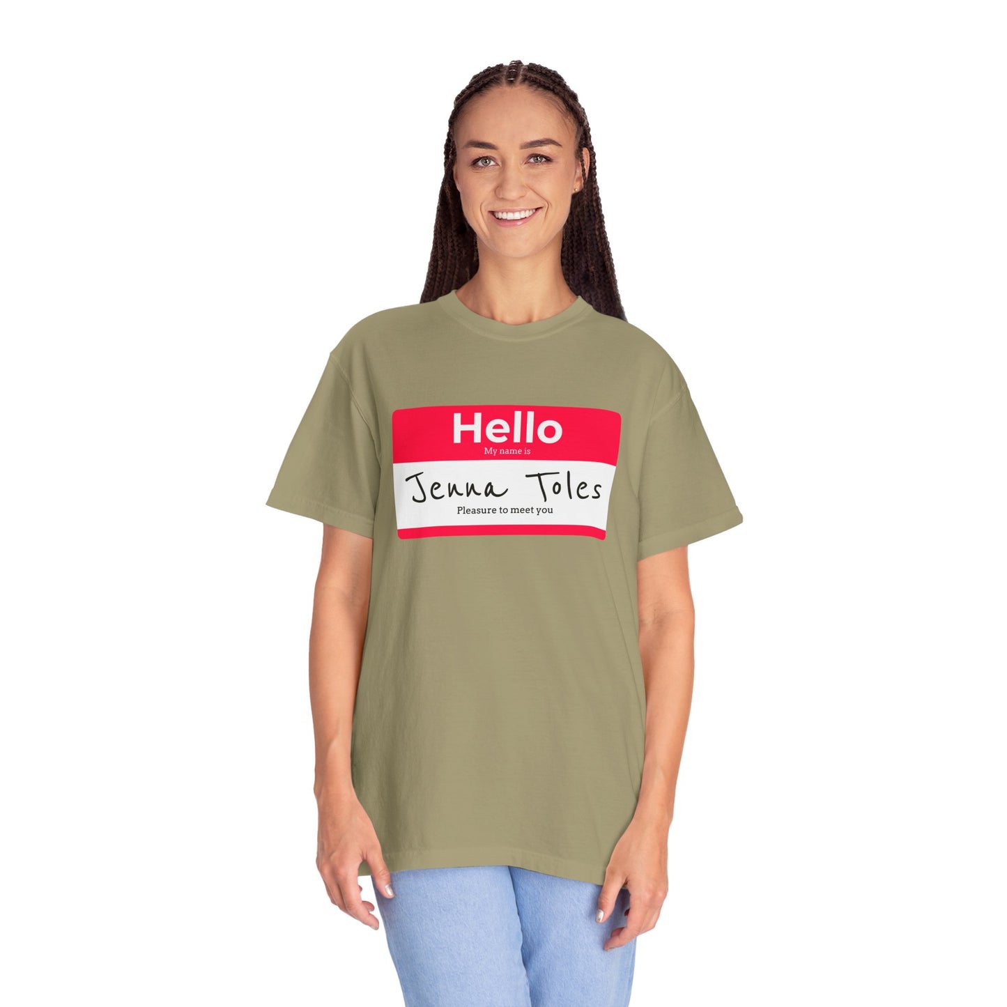 Jenna Toles Name Tag T-Shirt