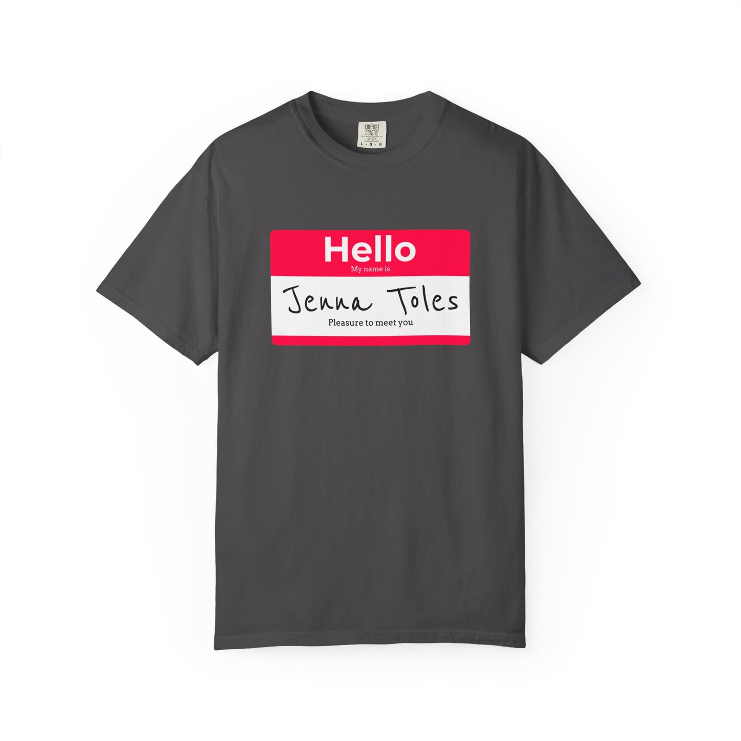 Jenna Toles Name Tag T-Shirt