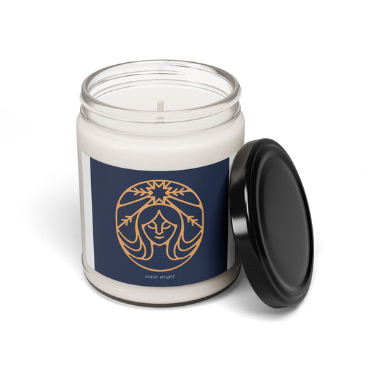 Mystic Snow Angel Scented Soy Candle — 9oz Aromatherapy Jar ("Moon Magic")