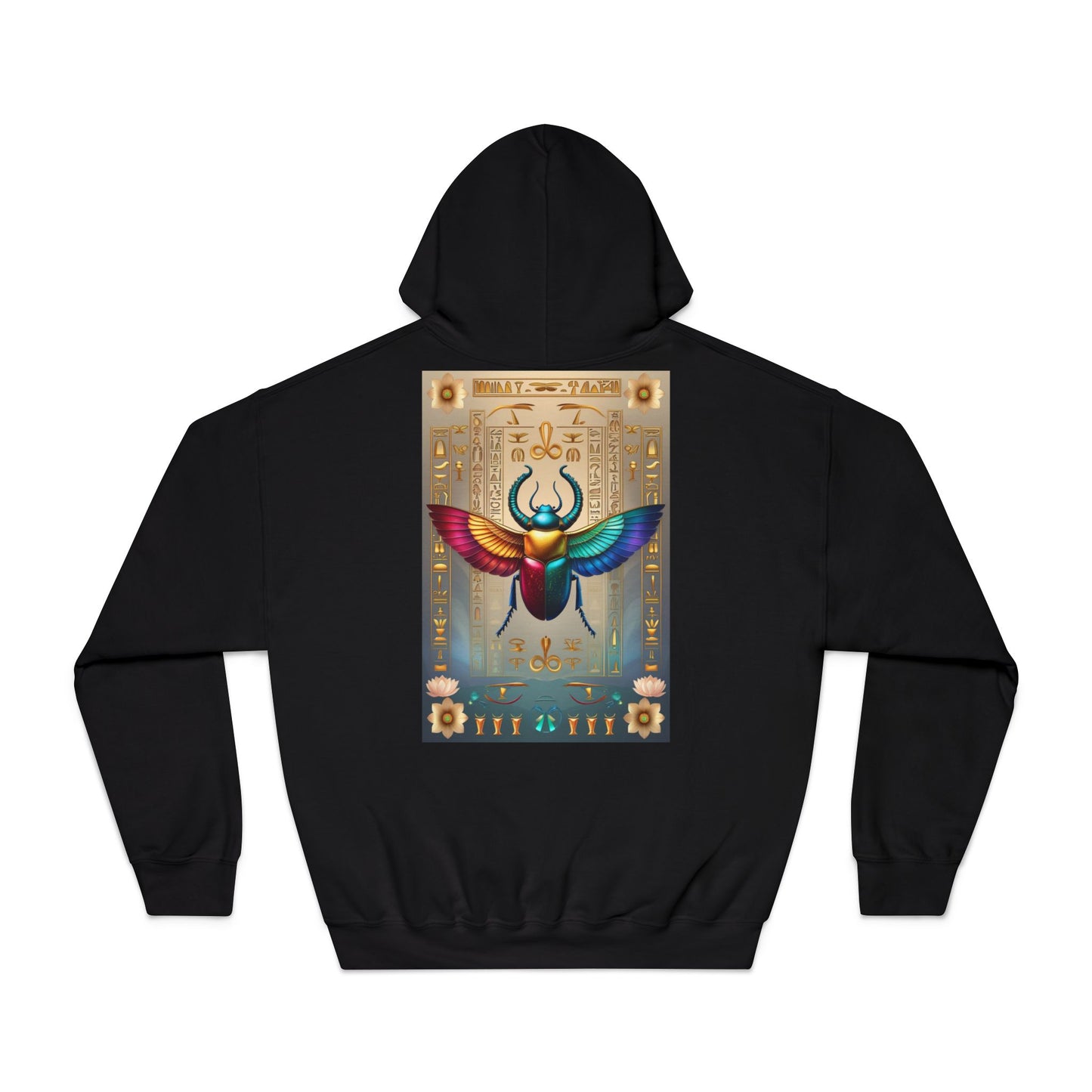 Colorful Beetle Graphic Unisex Hoodie, Unique Gift for Nature Lovers, Casual Outdoor Wear, Vibrant Art Hoodie, Comfortable Fall Style