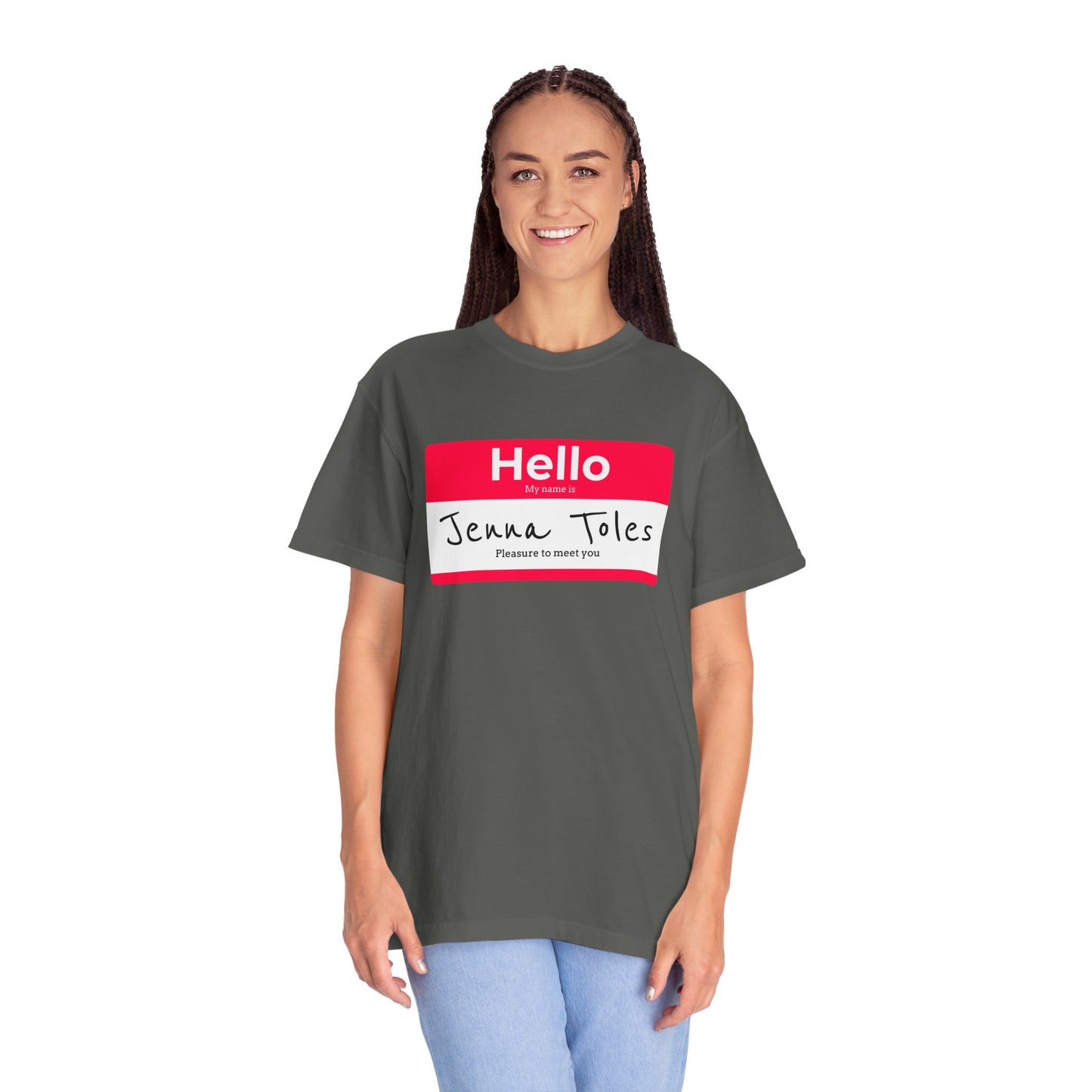 Jenna Toles Name Tag T-Shirt