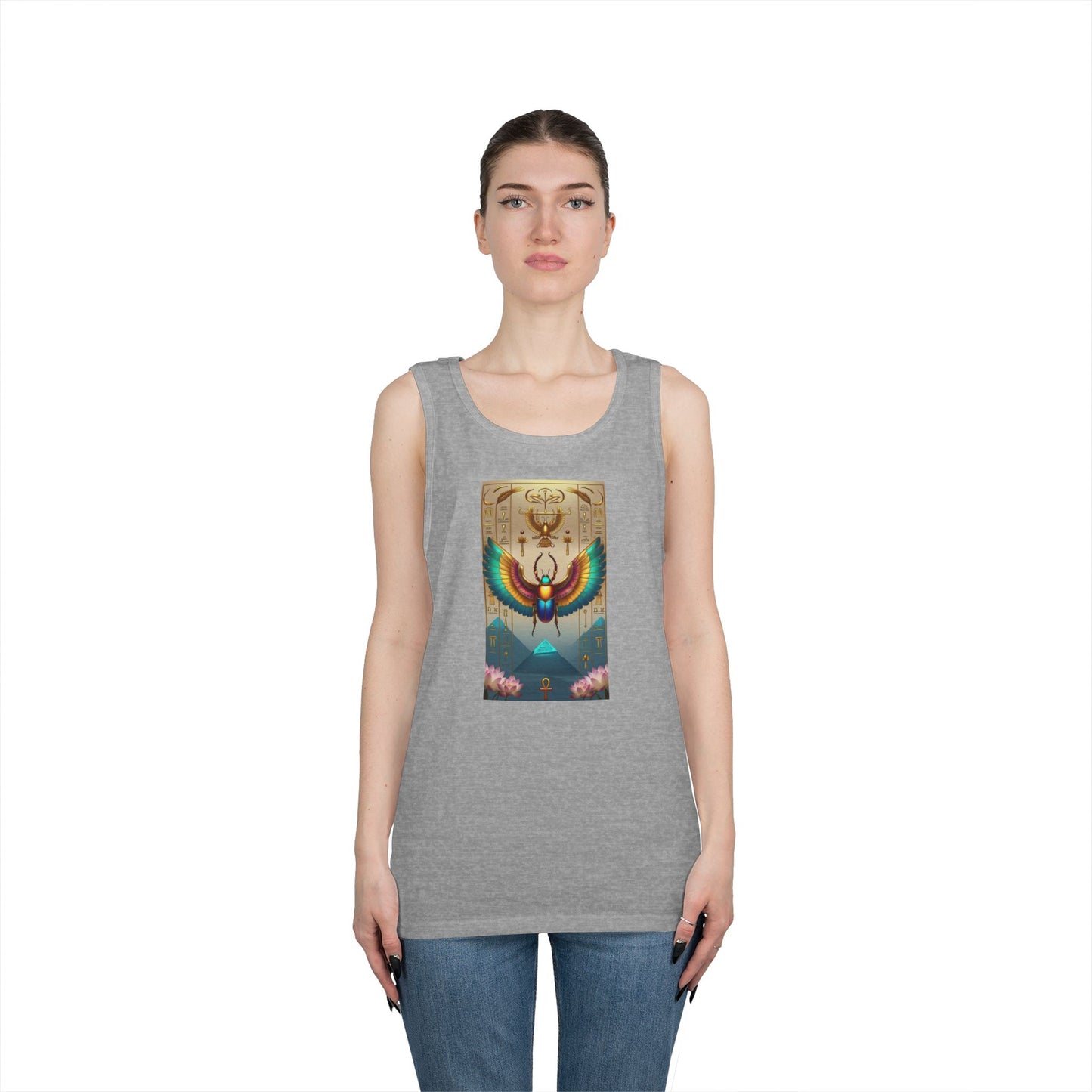 Vibrant Graphic Tank Top for Festival Vibes, Unisex Summer Apparel, Boho Style, Gift for Music Lovers, Perfect for Outdoor Events