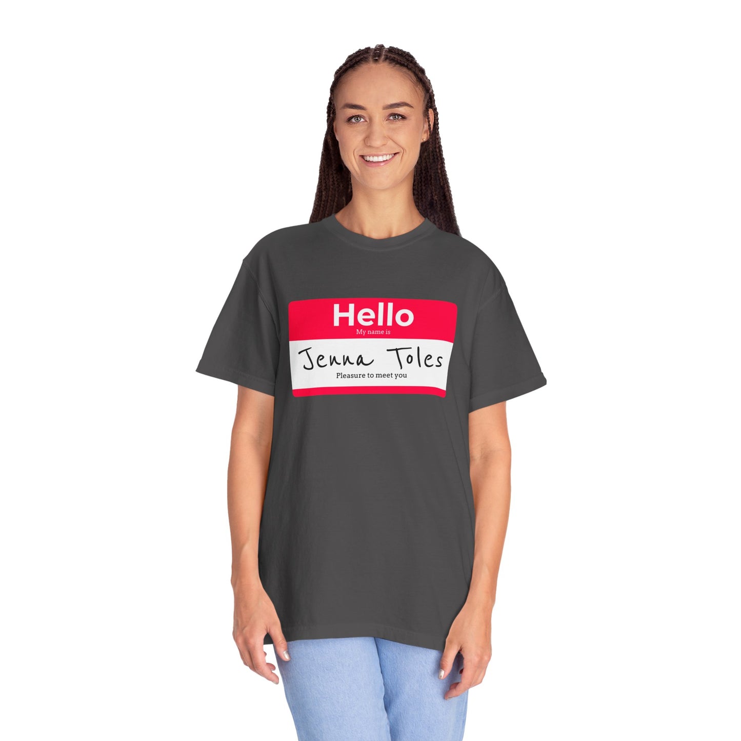 Jenna Toles Name Tag T-Shirt