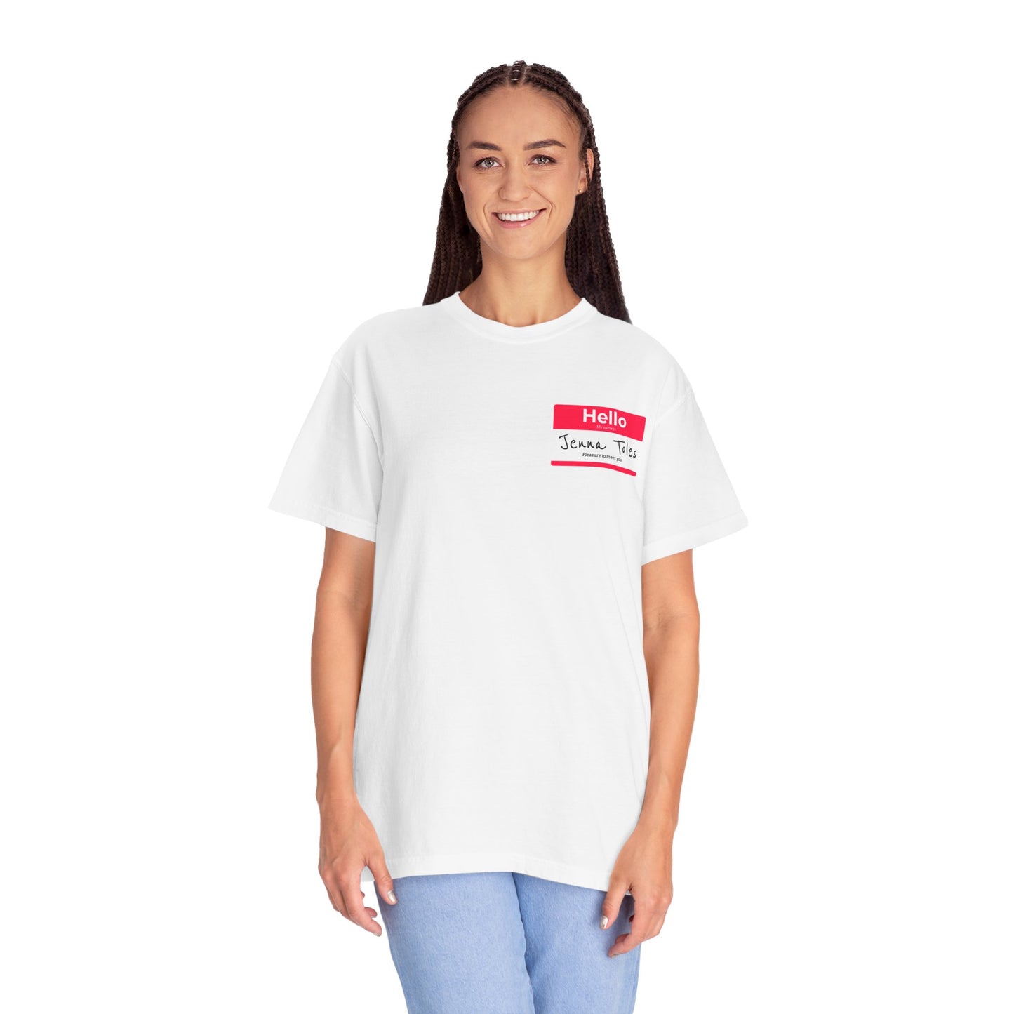 Jenna Toles Name Tag T-Shirt