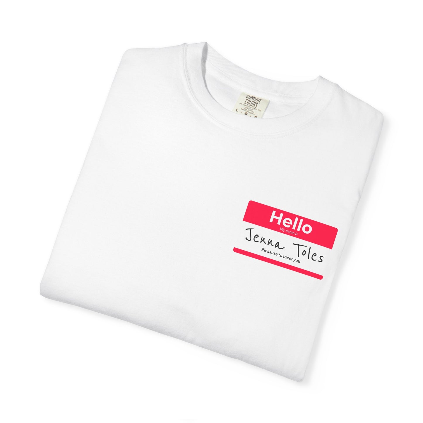 Jenna Toles Name Tag T-Shirt