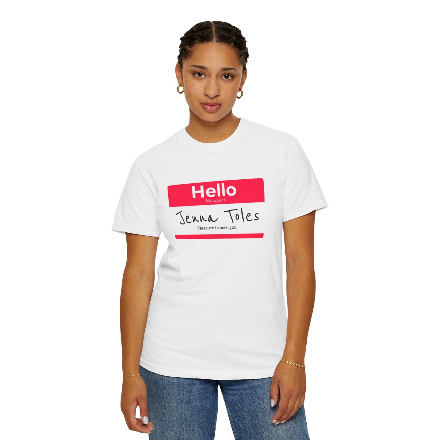 Jenna Toles Name Tag T-Shirt
