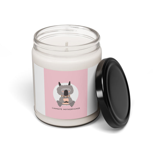 Llamaste Motherfucker Soy Candle — 9oz Scented Jar, Funny Relaxation Gift