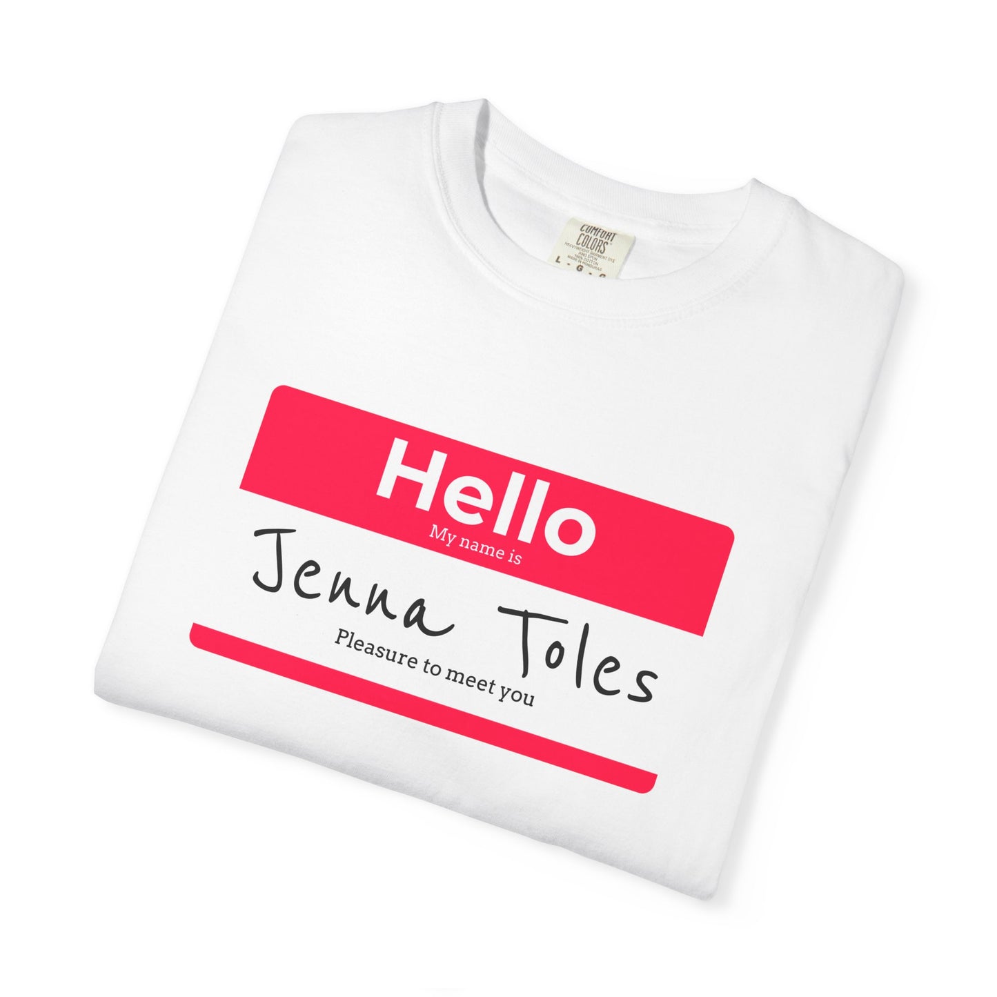 Jenna Toles Name Tag T-Shirt