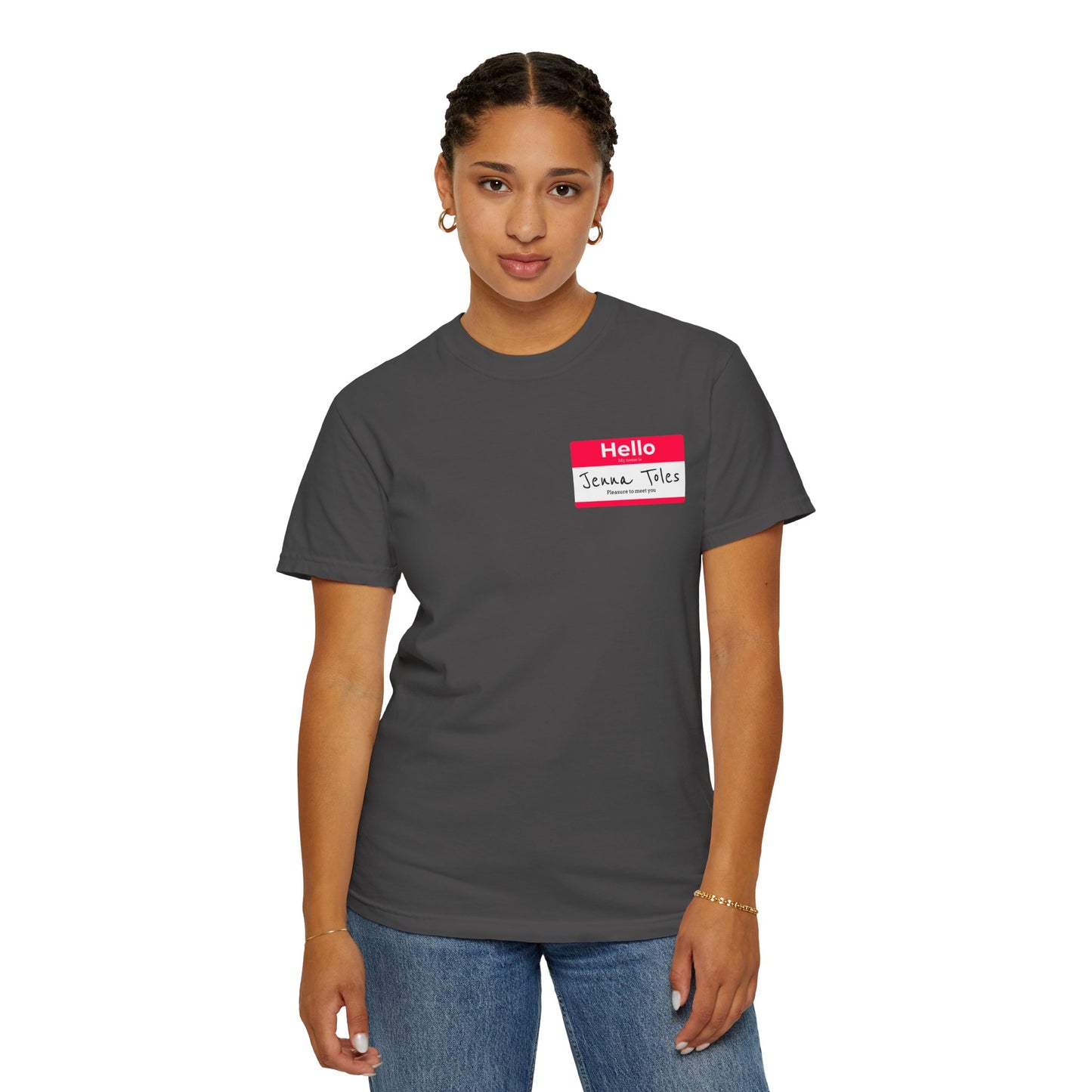 Jenna Toles Name Tag T-Shirt
