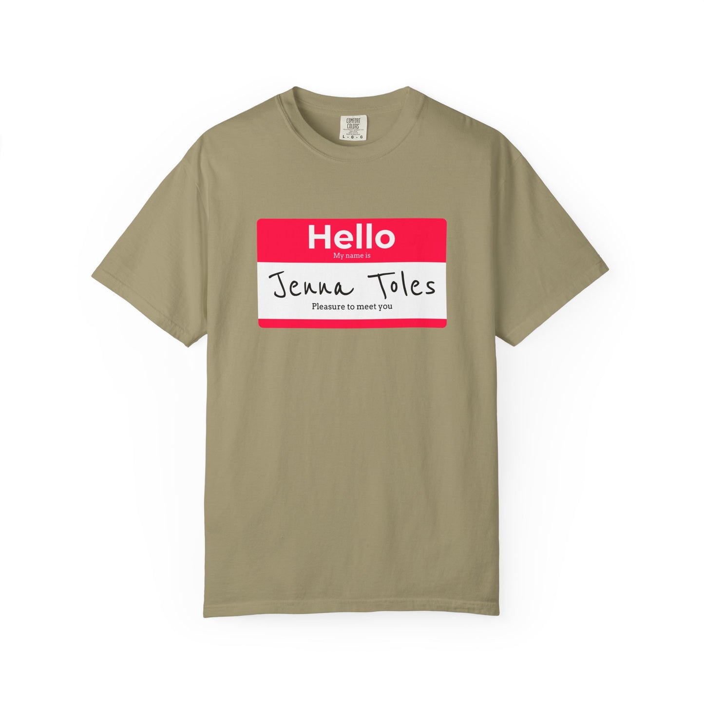Jenna Toles Name Tag T-Shirt