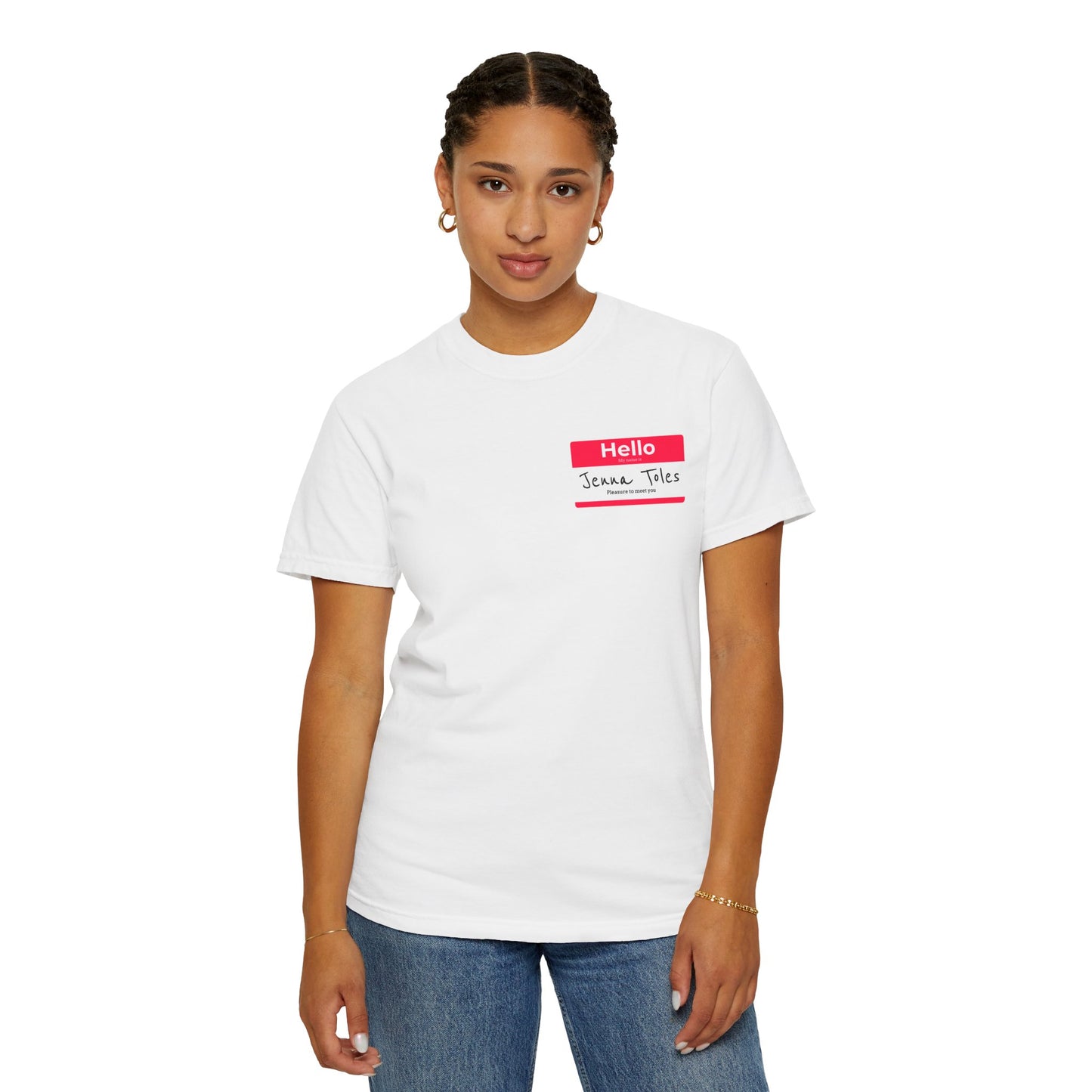 Jenna Toles Name Tag T-Shirt