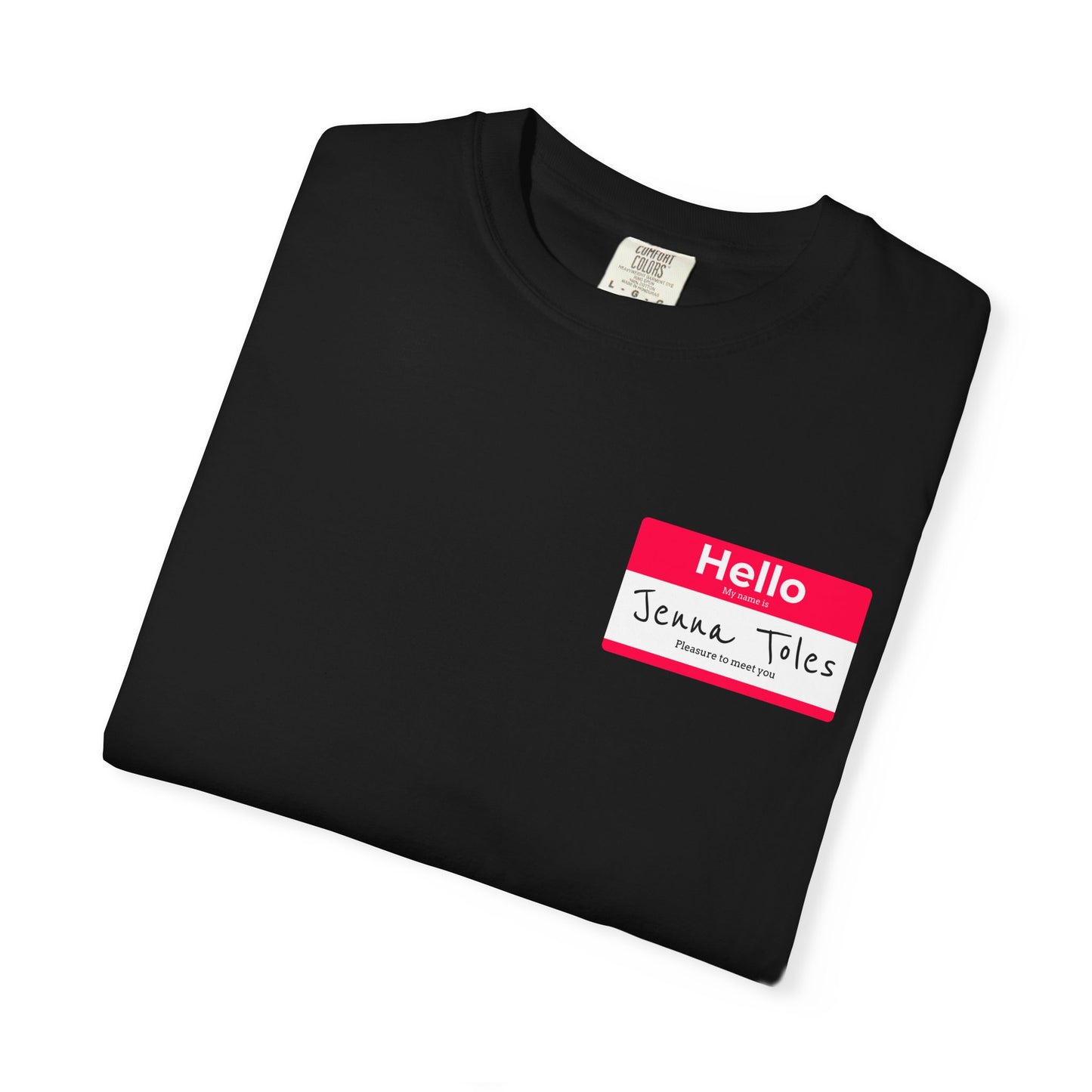 Jenna Toles Name Tag T-Shirt