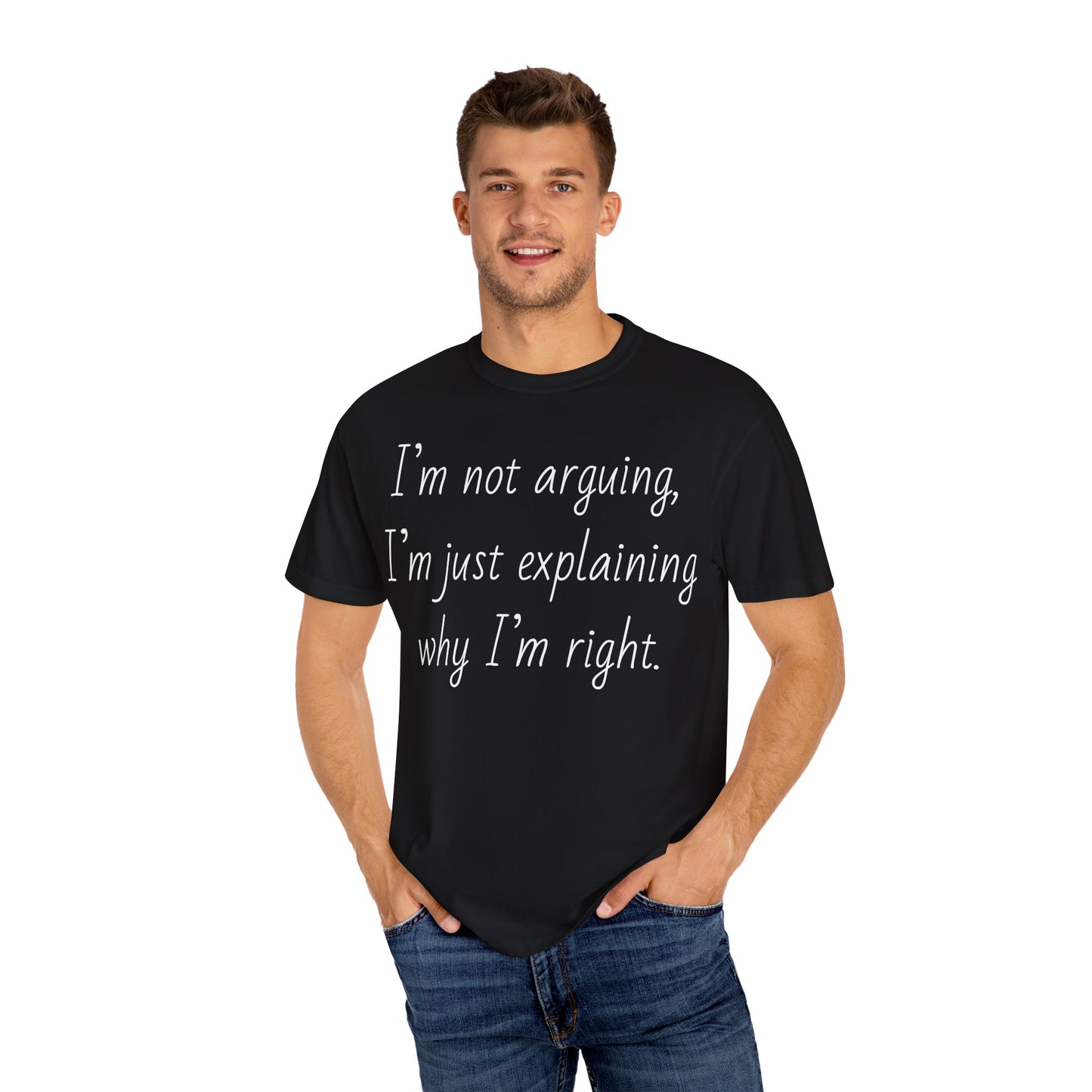 Comfortable Casual Unisex T-shirt, Garment-Dyed Tee, Everyday Wear, Gift for Him or Her, Eco-Friendly Apparel