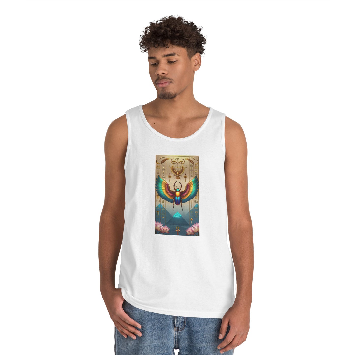 Vibrant Graphic Tank Top for Festival Vibes, Unisex Summer Apparel, Boho Style, Gift for Music Lovers, Perfect for Outdoor Events