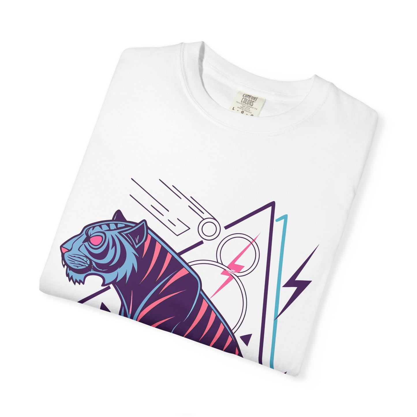 Vibrant Tiger Graphic Tee | Unisex T-Shirt, Casual Wear, Gift for Animal Lovers, Graphic Art, Fashion Statement