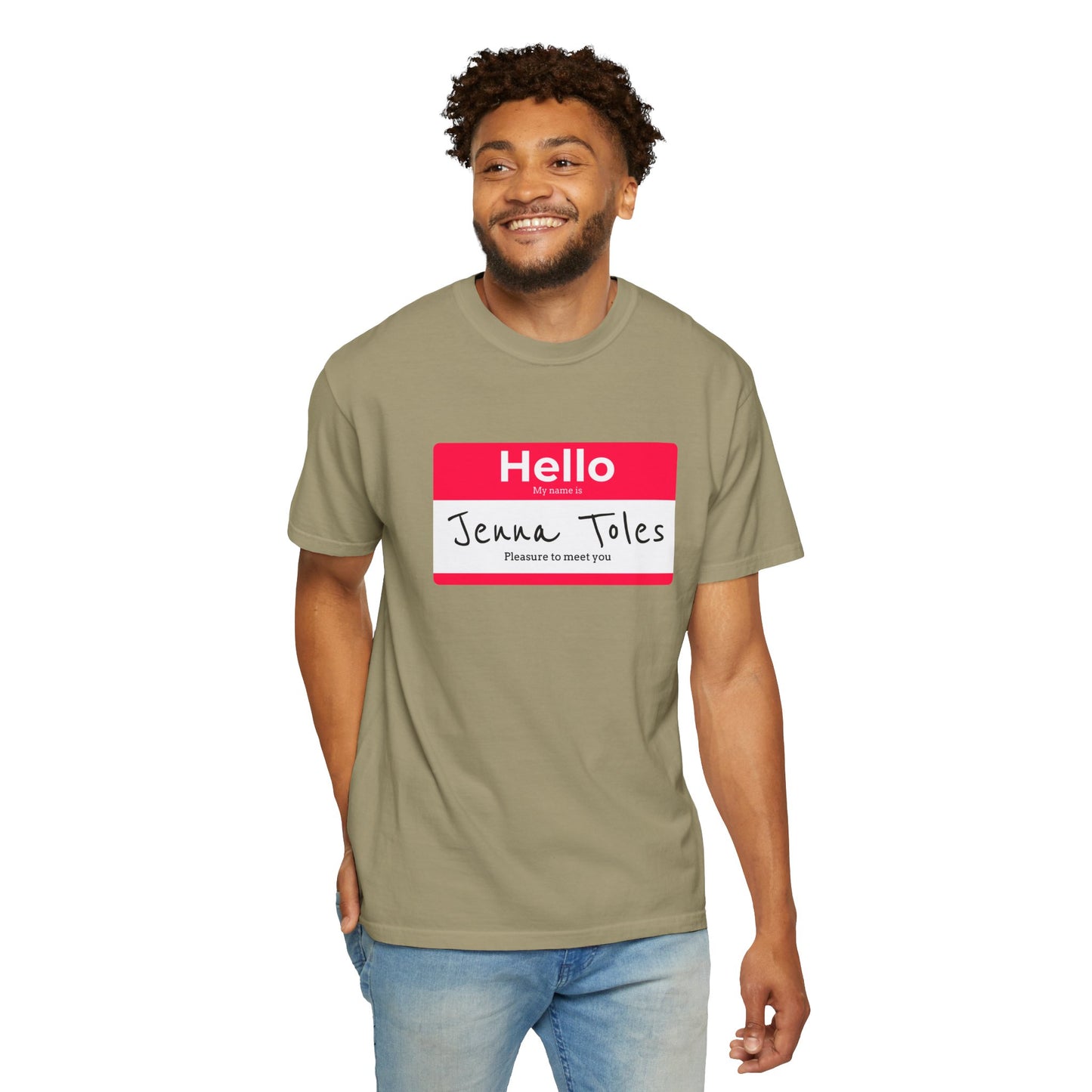Jenna Toles Name Tag T-Shirt