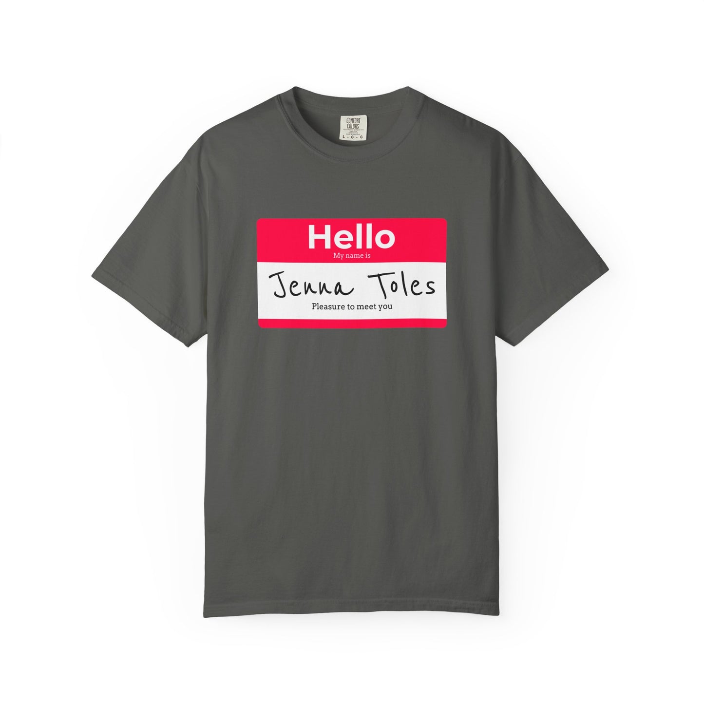 Jenna Toles Name Tag T-Shirt