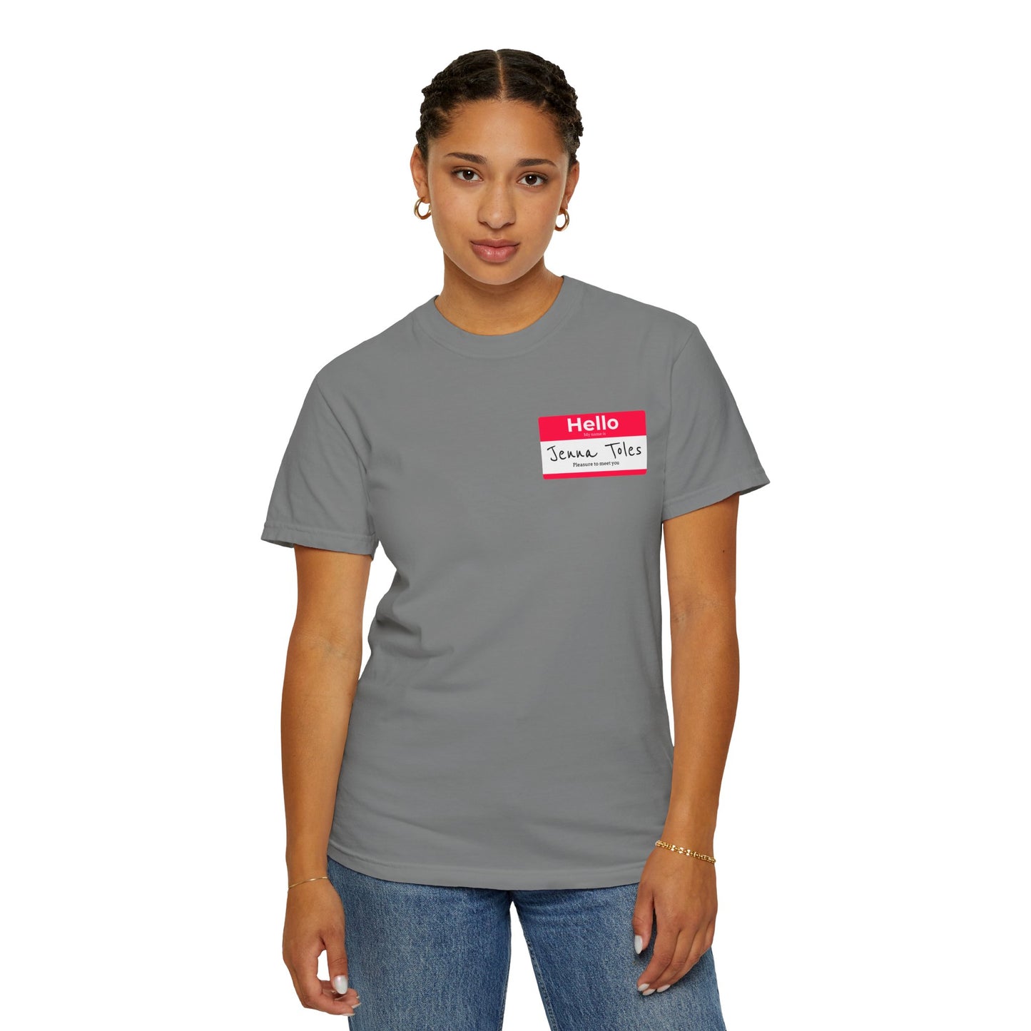 Jenna Toles Name Tag T-Shirt