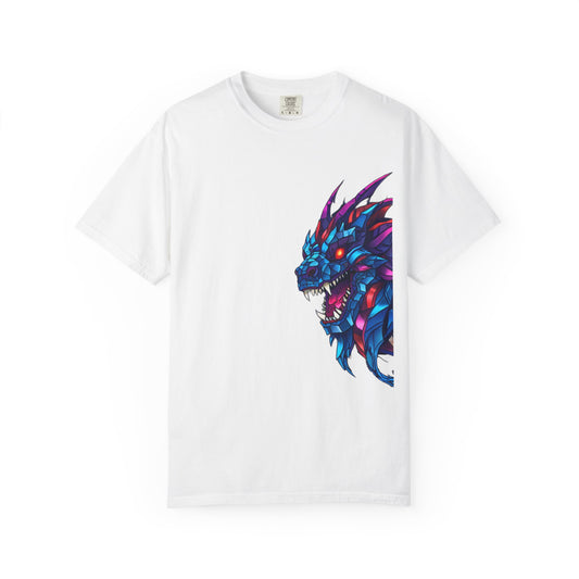 Vibrant Dragon Graphic T-Shirt, Unisex Apparel, Casual Wear, Gift for Gamers, Festival Fashion, Anime Enthusiasts