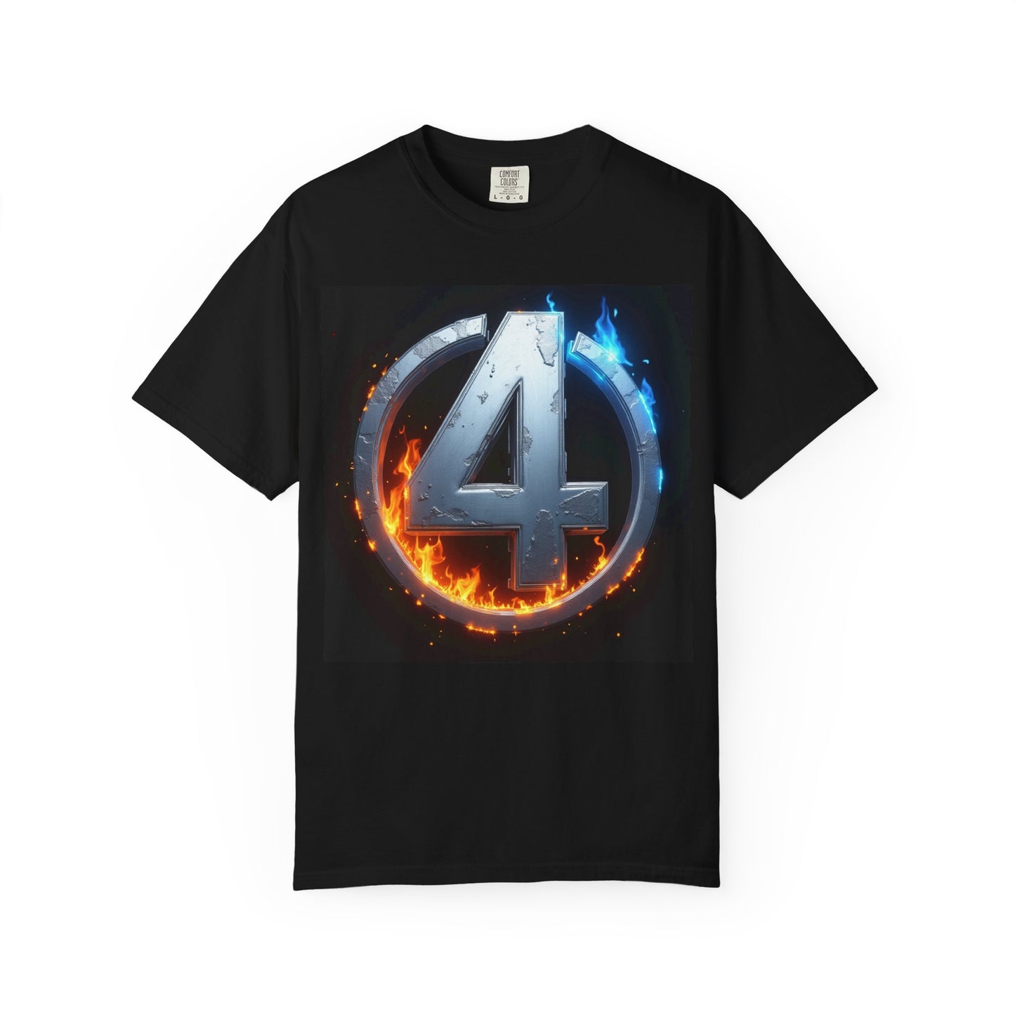 Fire & Ice Graphic Unisex T-shirt | Cool Casual Wear, Gift for Superhero Fans, Birthday Present, Everyday Style