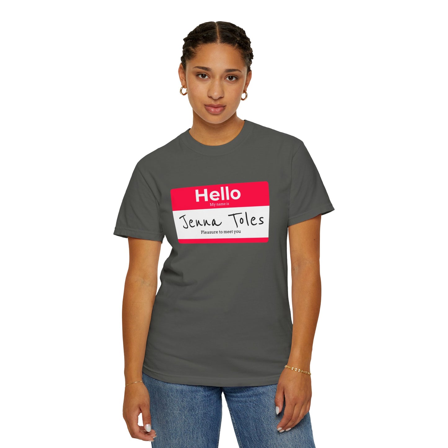 Jenna Toles Name Tag T-Shirt