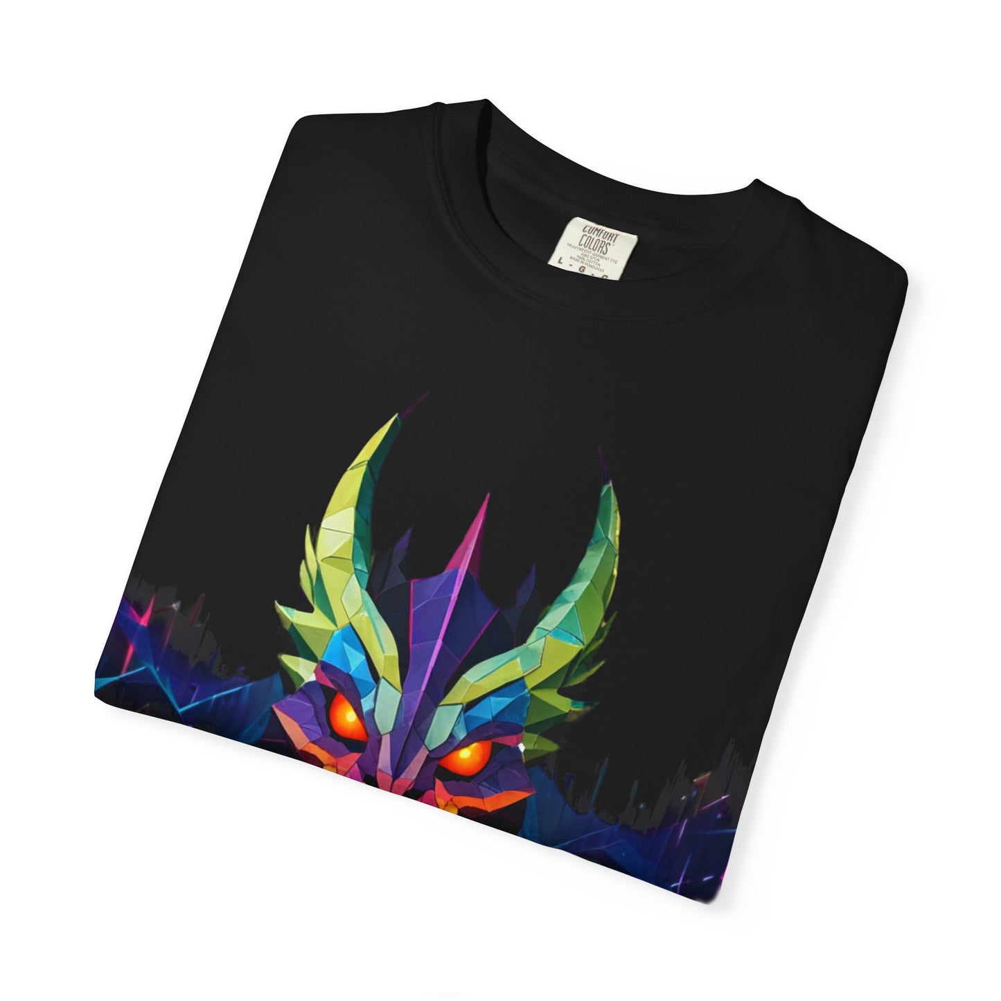 Colorful Dragon Artwork T-Shirt, Unique Graphic Tee, Unisex Casual Wear, Perfect Gift for Gamers, Birthday Gift, Art Enthusiasts