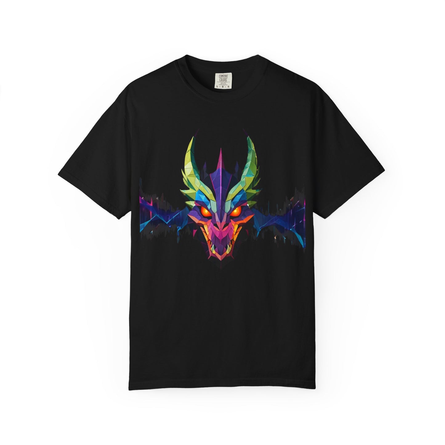 Colorful Dragon Artwork T-Shirt, Unique Graphic Tee, Unisex Casual Wear, Perfect Gift for Gamers, Birthday Gift, Art Enthusiasts