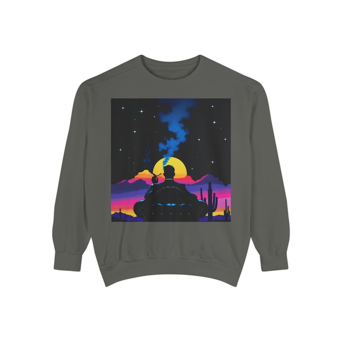 Unisex Sunset Vibes Sweatshirt - Cozy Retro Graphic Top for Adults, Gift for Her, Him, Casual Wear, Fall Fashion