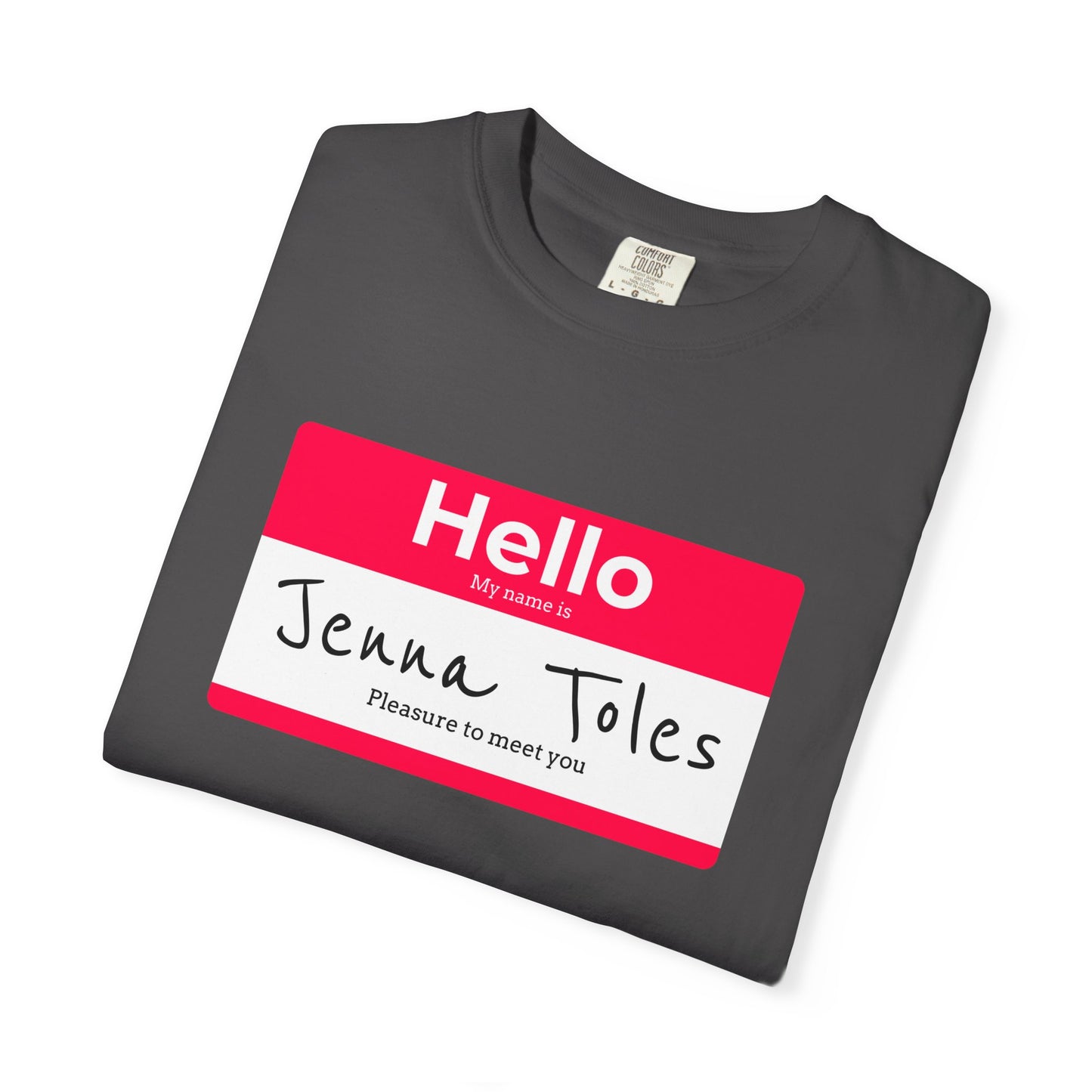 Jenna Toles Name Tag T-Shirt