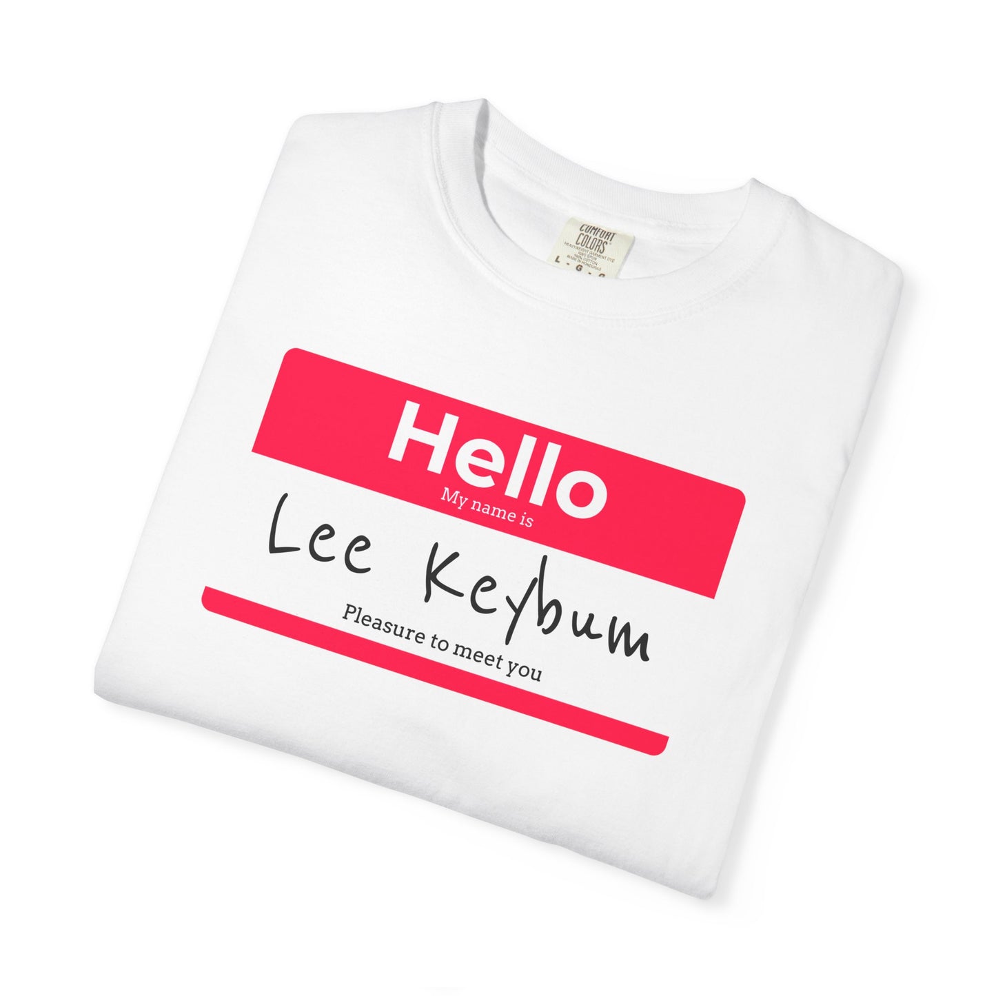 Lee Keybum Name Tag T-shirt