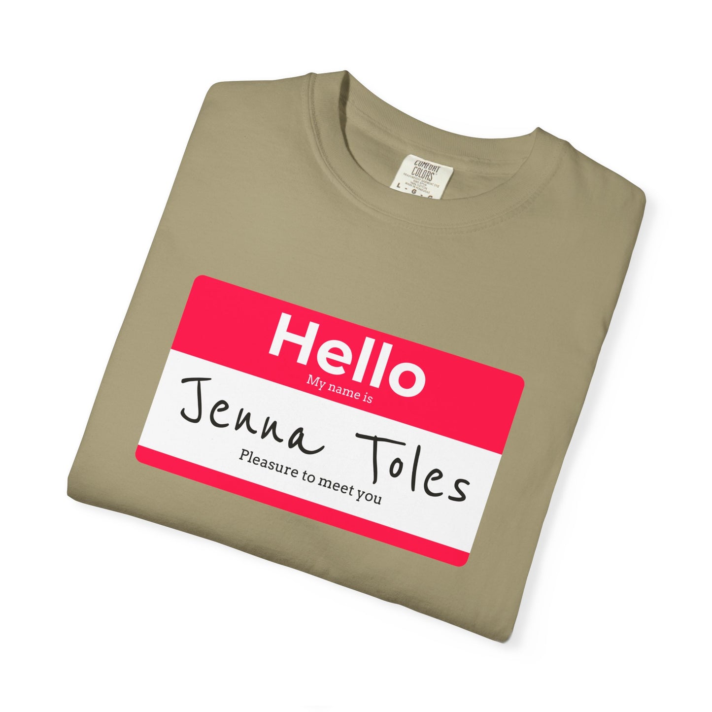 Jenna Toles Name Tag T-Shirt