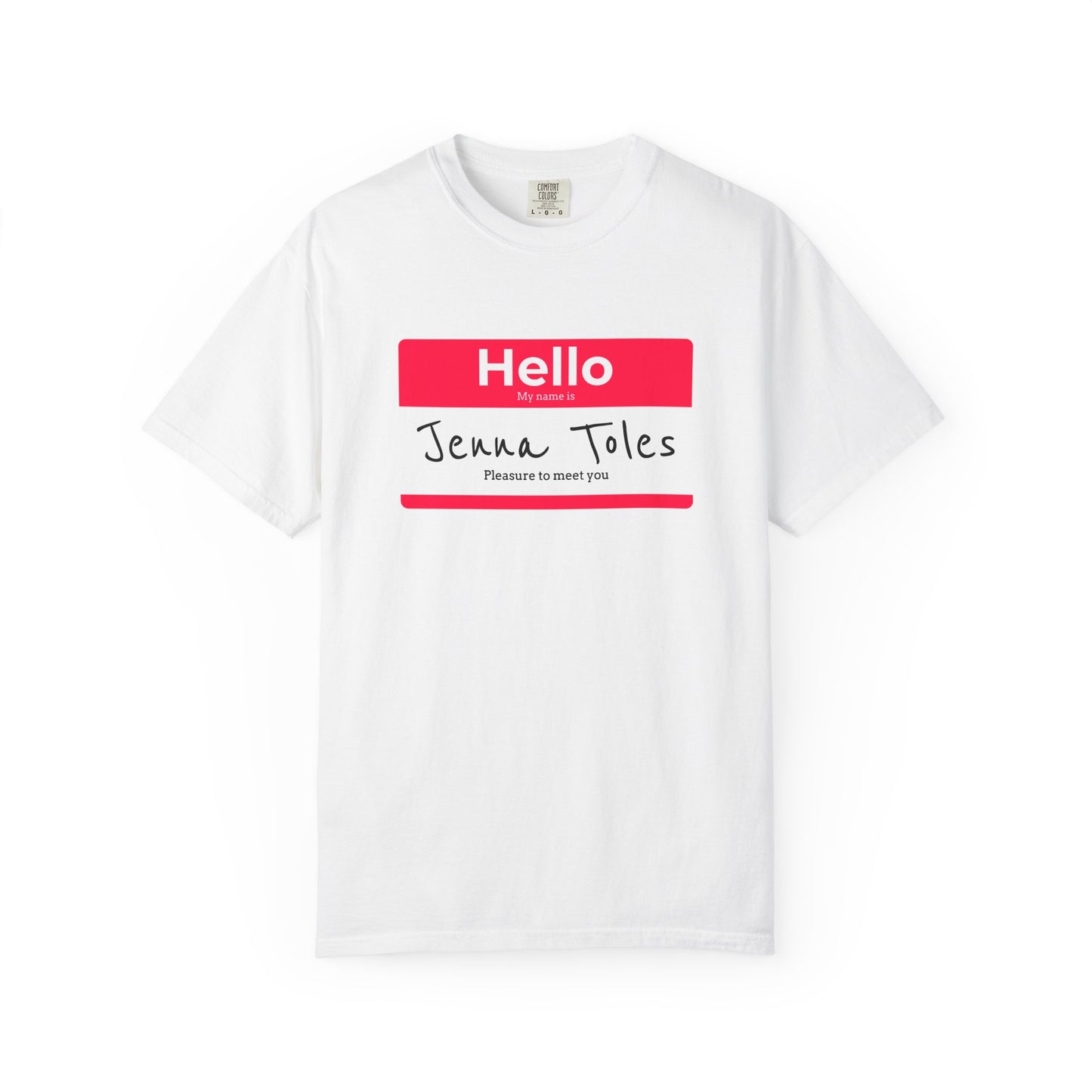 Jenna Toles Name Tag T-Shirt