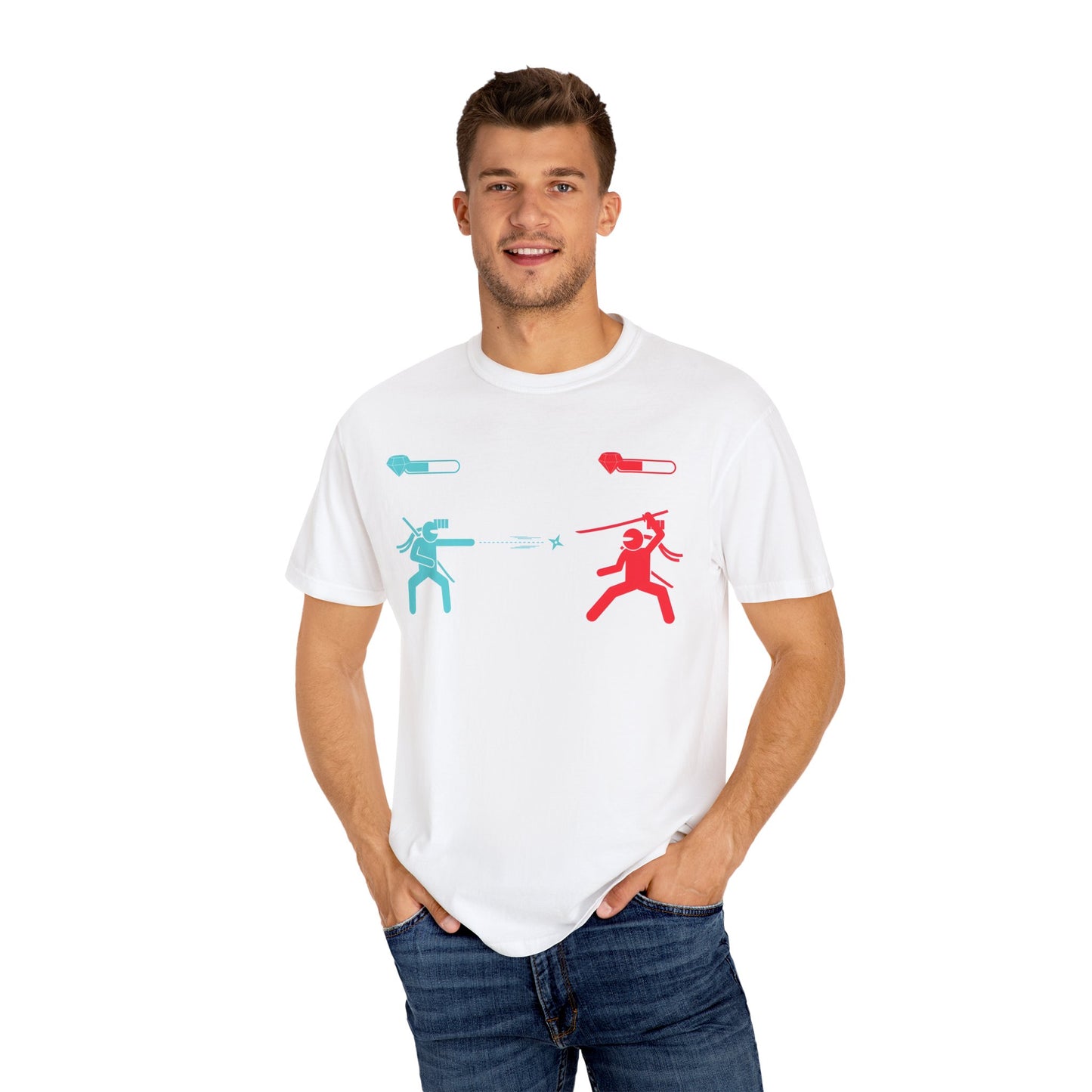 Gaming-Inspired Unisex T-Shirt, Retro Video Game Shirt, Fun Graphic Tee, Casual Gamer Apparel, Unique Gift for Gamers