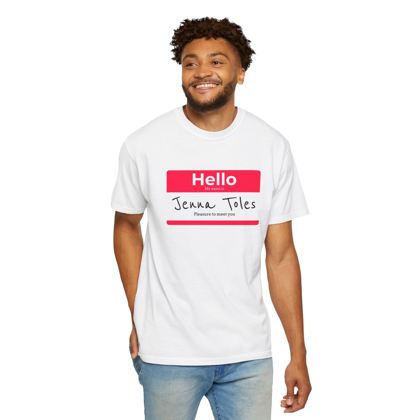 Jenna Toles Name Tag T-Shirt