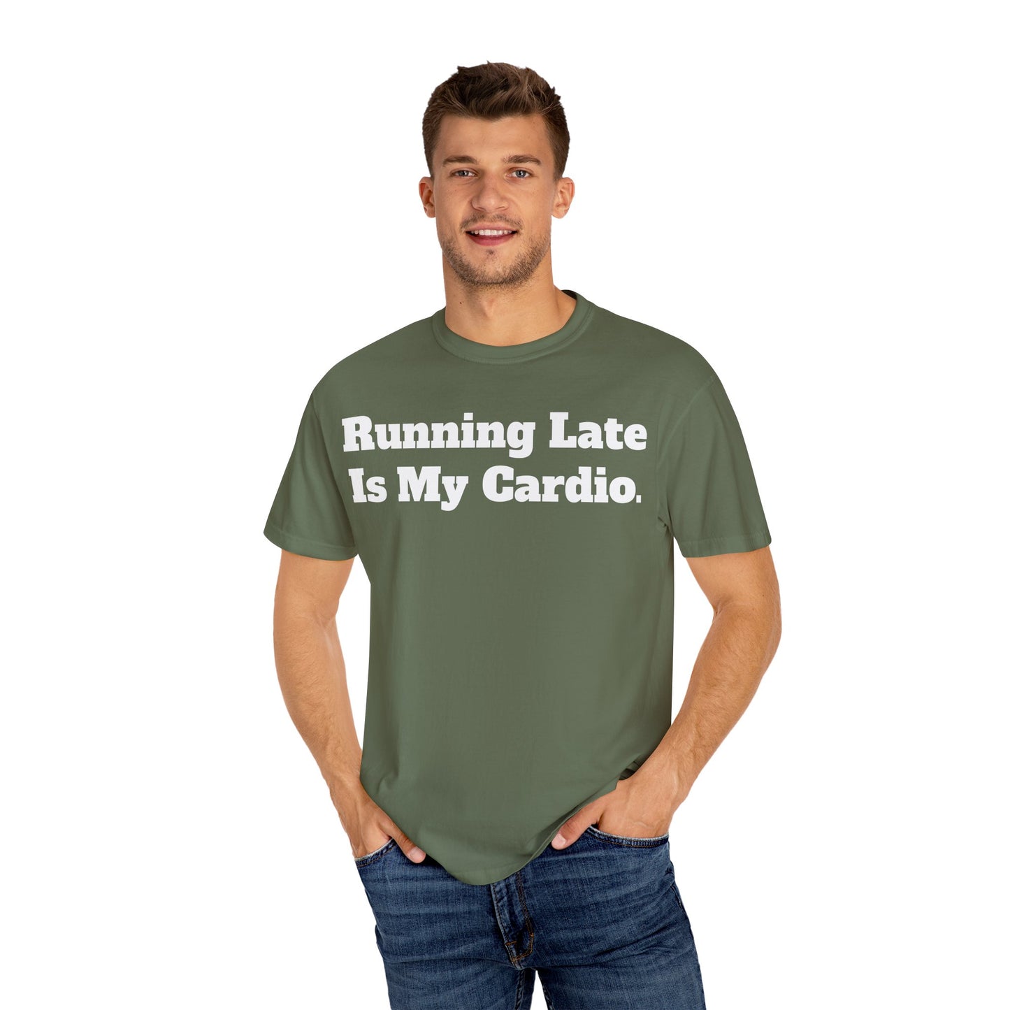 Funny Running Late T-Shirt, Unisex Humor Tee, Perfect Gift for Busy Friends, Casual Outfit, Birthdays, Anniversaries, Everyday Wear