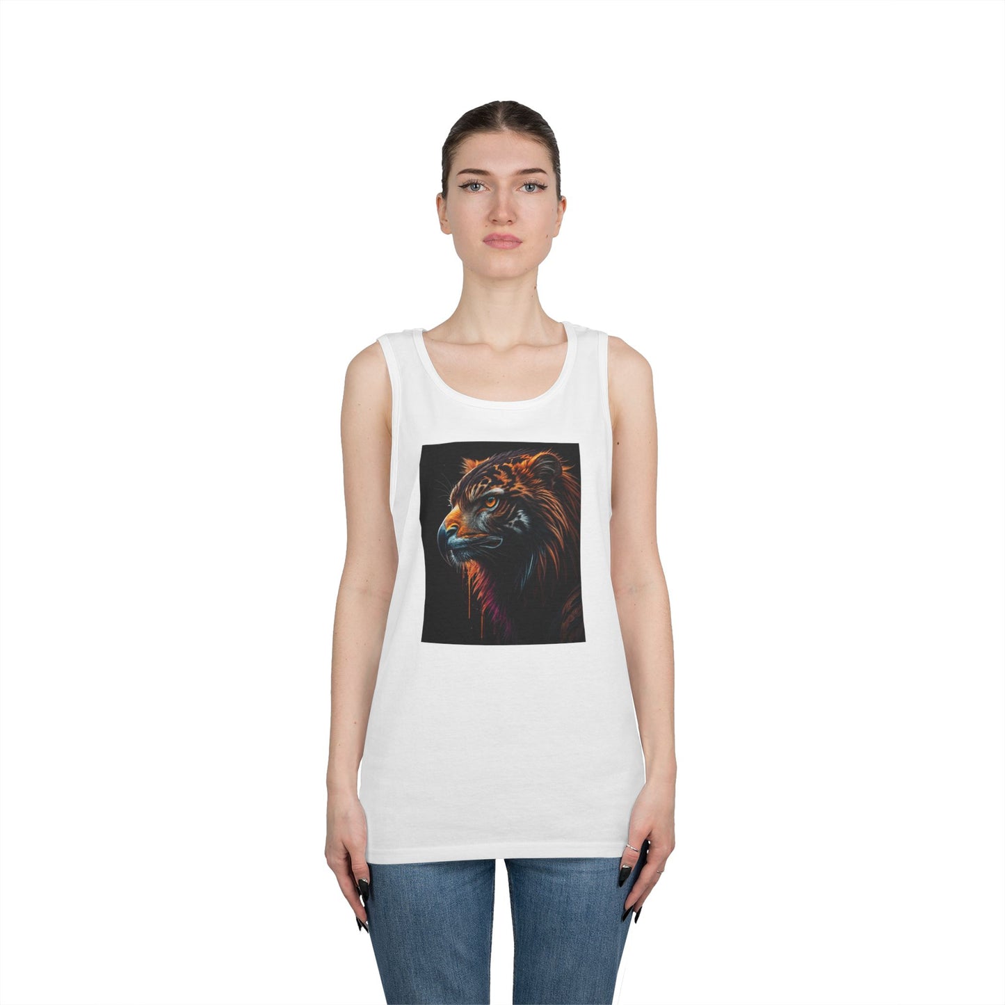 Bold Tiger Graphic Tank Top - Summer Fashion, Workout Gear, Gift for Animal Lovers, Festival Wear, Unisex Casual Top