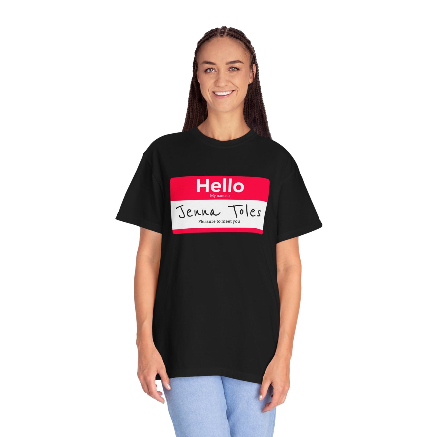 Jenna Toles Name Tag T-Shirt