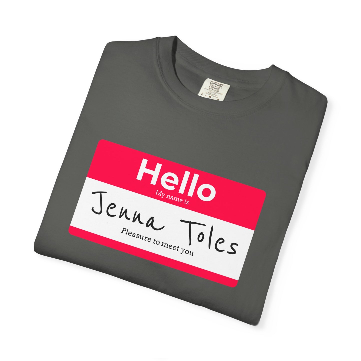 Jenna Toles Name Tag T-Shirt