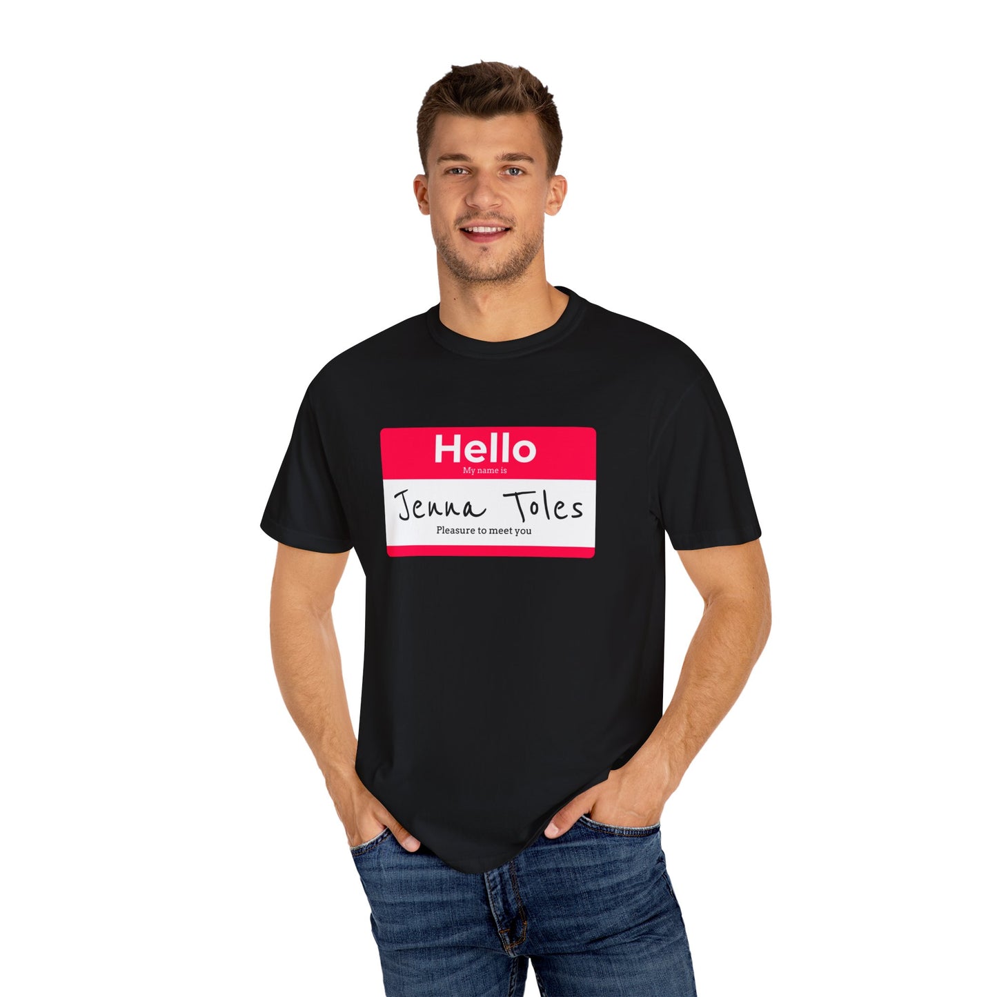 Jenna Toles Name Tag T-Shirt