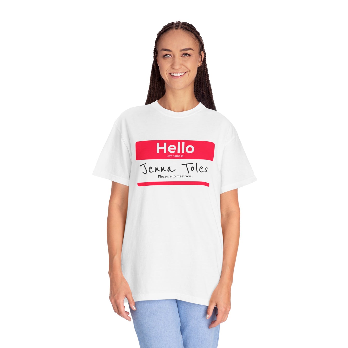 Jenna Toles Name Tag T-Shirt