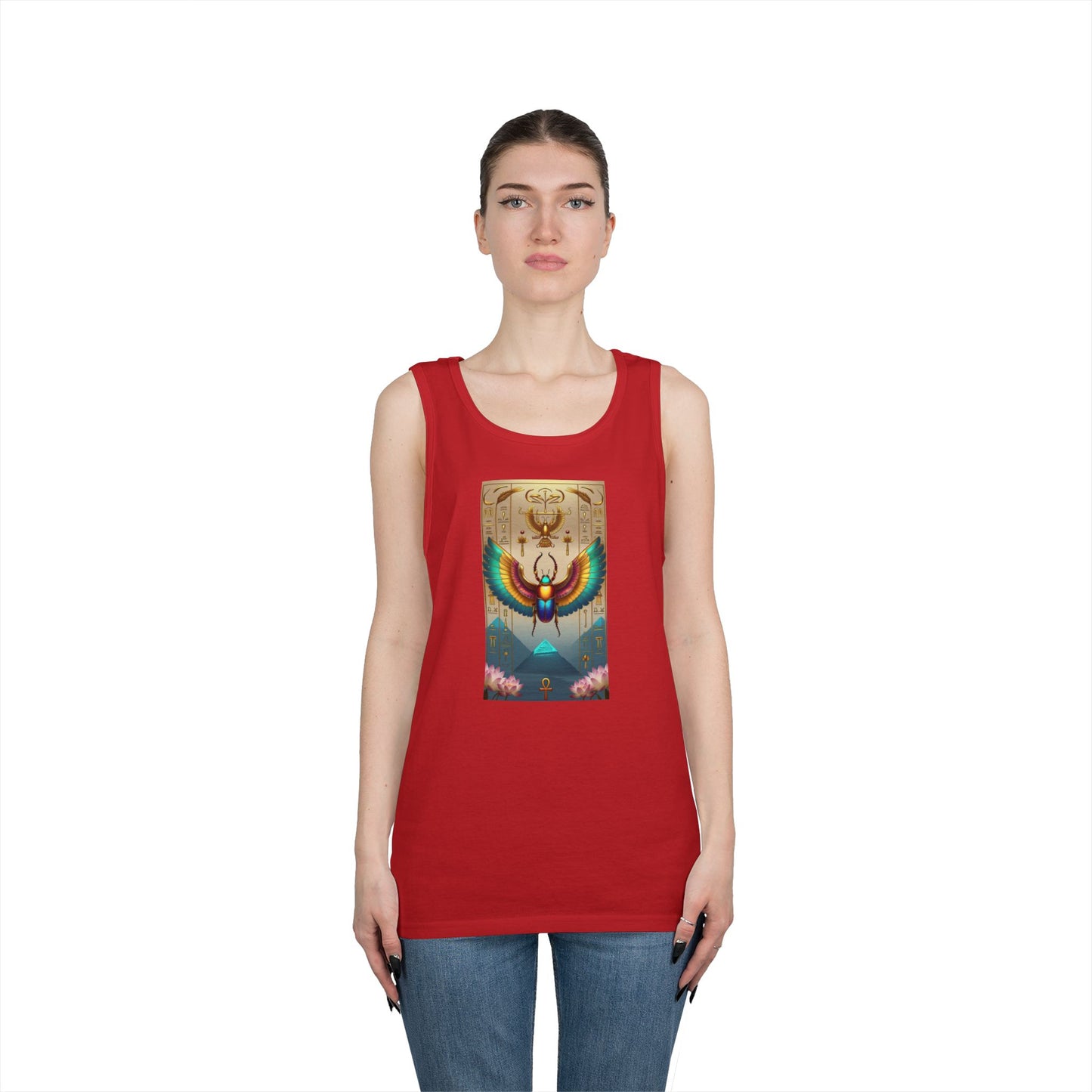 Vibrant Graphic Tank Top for Festival Vibes, Unisex Summer Apparel, Boho Style, Gift for Music Lovers, Perfect for Outdoor Events