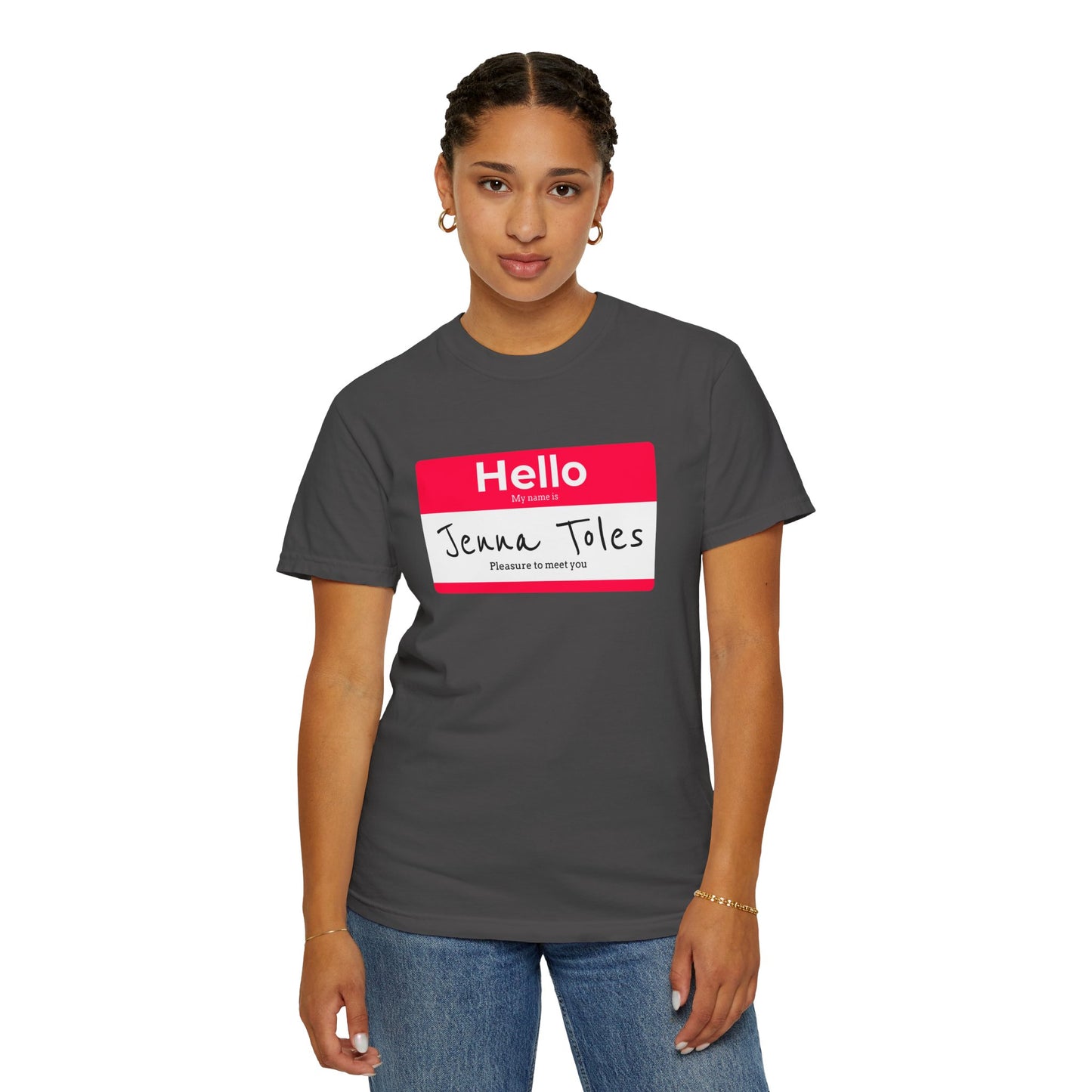 Jenna Toles Name Tag T-Shirt