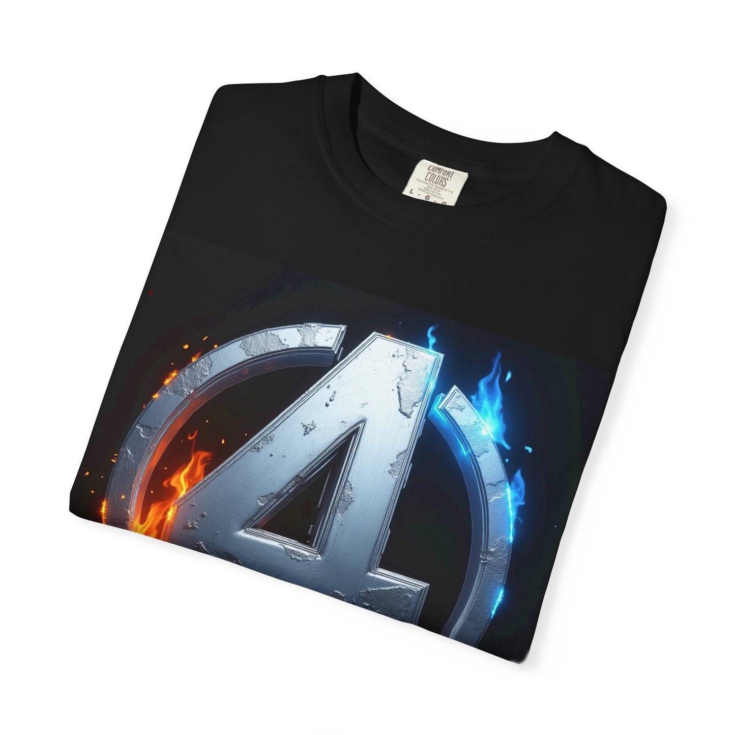 Fire & Ice Graphic Unisex T-shirt | Cool Casual Wear, Gift for Superhero Fans, Birthday Present, Everyday Style