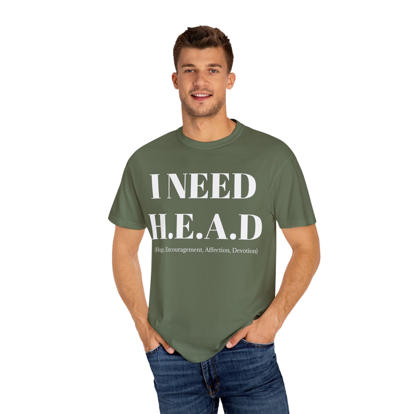 Emotional Support Tee I Need HEAD