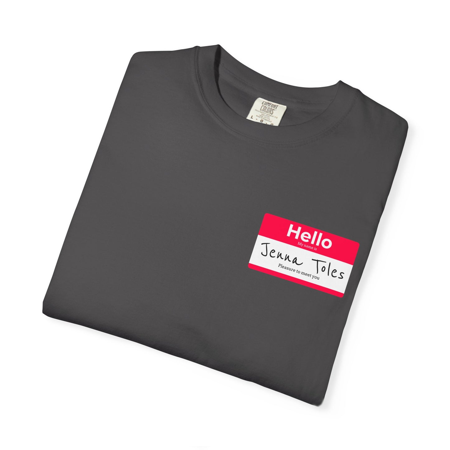 Jenna Toles Name Tag T-Shirt