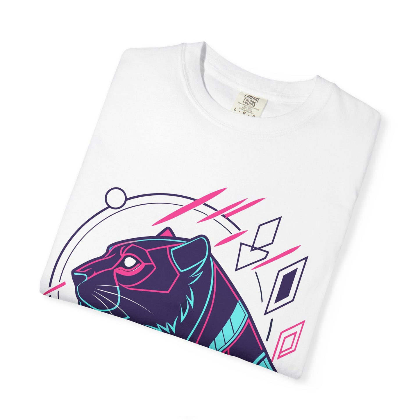 Cosmic Panther Unisex T-Shirt | Vibrant Graphic Tee for Animal Lovers, Casual Style for Daily Wear, Gifts for Birthdays and Celebrations