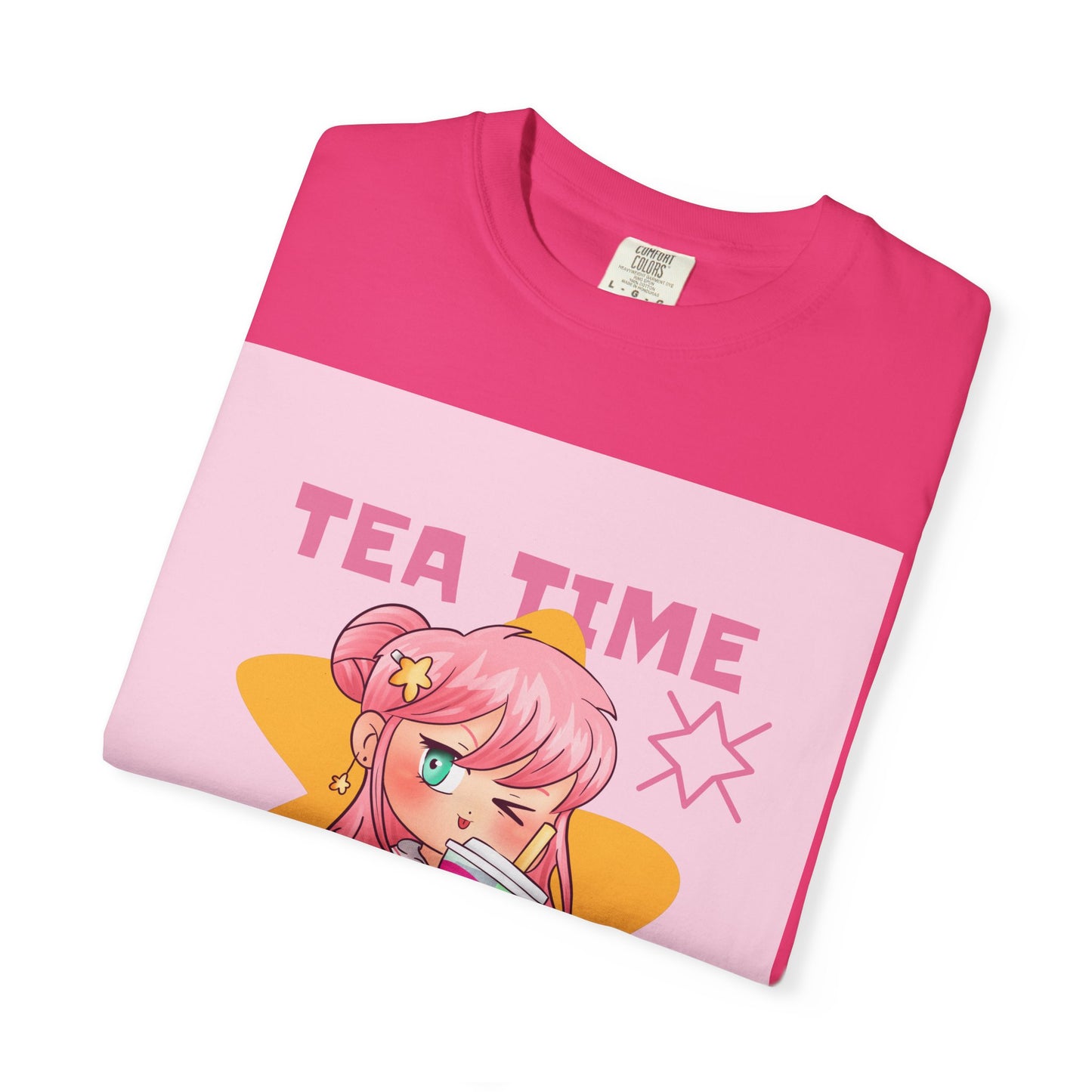 BobbaTea Time Cute Kawaii Anime Girl T-Shirt