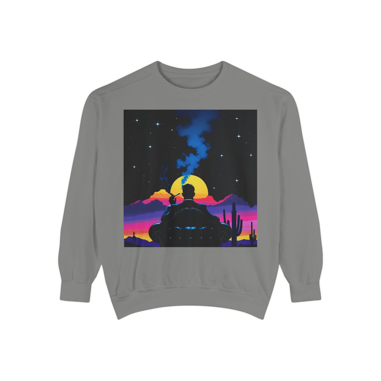 Unisex Sunset Vibes Sweatshirt - Cozy Retro Graphic Top for Adults, Gift for Her, Him, Casual Wear, Fall Fashion