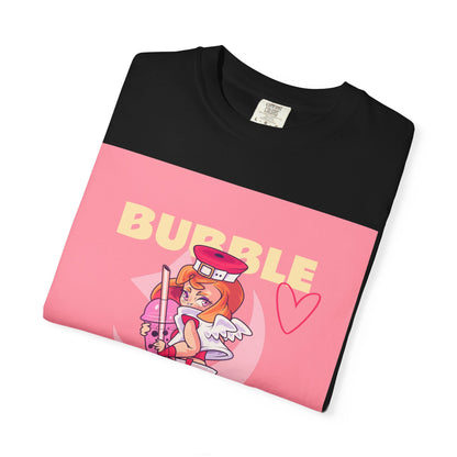 Bubble Tea Girl Anime T-Shirt — Kawaii Pink Graphic Tee
